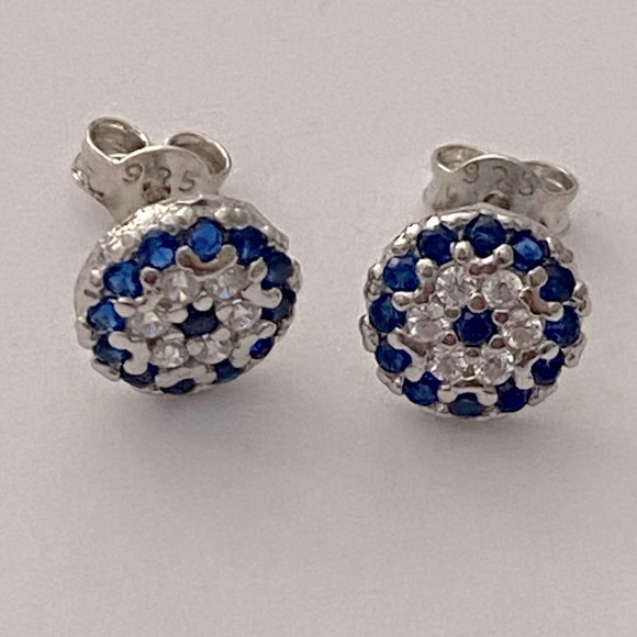 Jewelry - 🧿 925 silver evileye earrings stunning